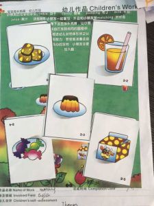王雨馨 你会用英文说出这些食物的名称吗？